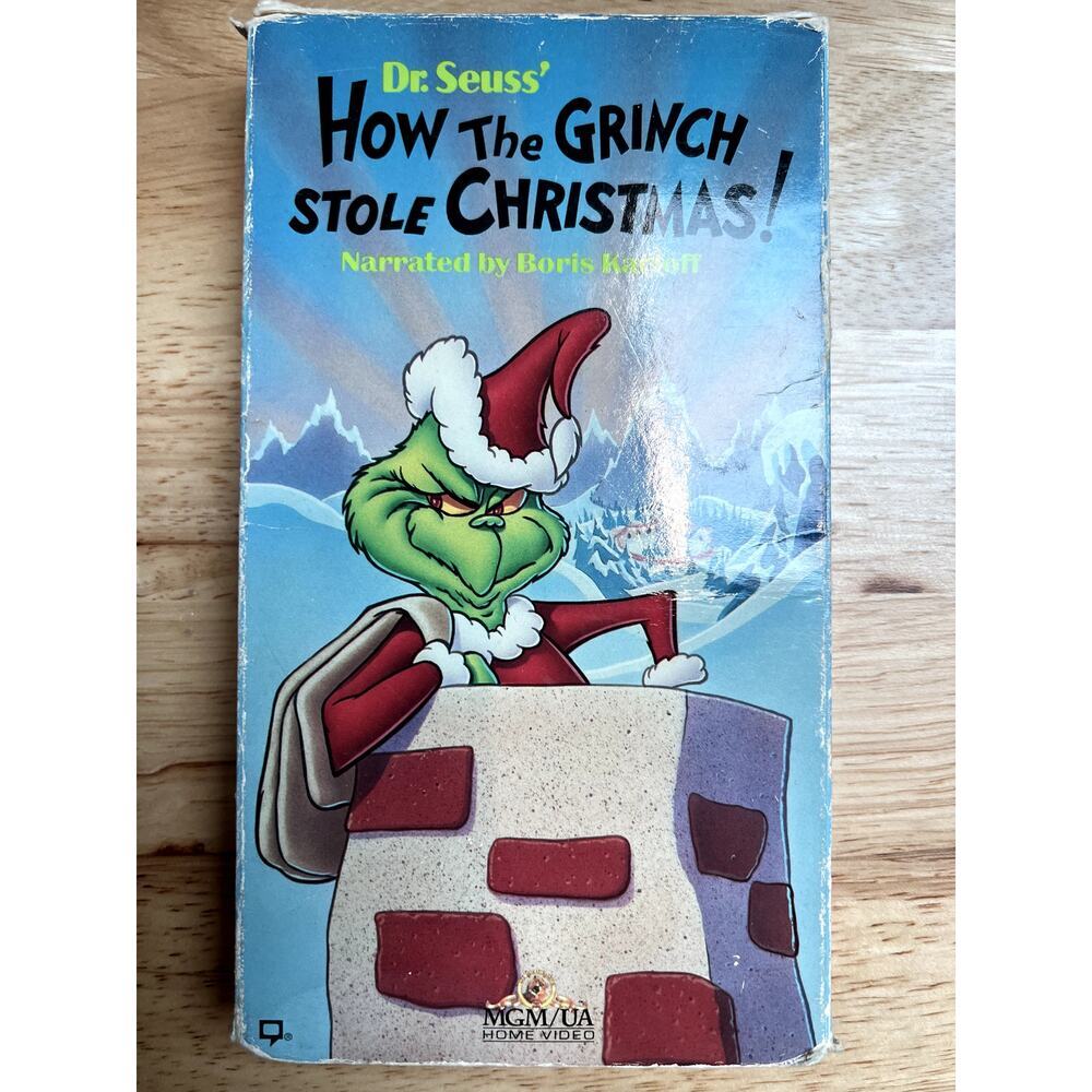 1966 MGM Dr. Seuss How The Grinch Stole Christmas! VHS